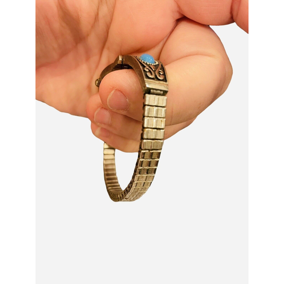 SR626SW Women's Wristwatch Quartz Silver Stainless Steel Turquoise Japan - Picture 10 of 12